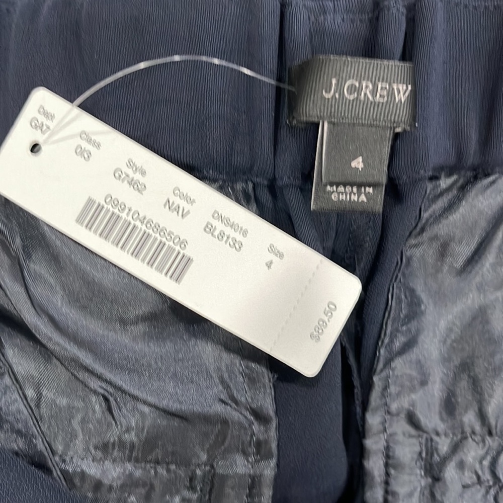 NWT J.Crew PULL-ON EASY PANT IN MATTE CREPE - Picture 6 of 6